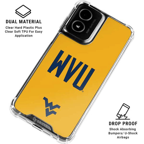 West Virginia University WVU Moto G Power 5G (2024) Clear Case