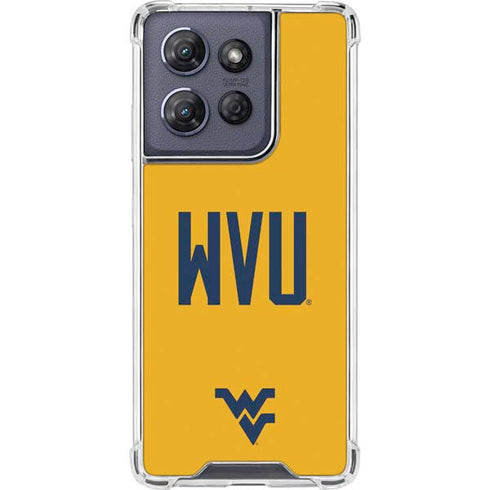 West Virginia University WVU Moto G Power 5G (2025) Clear Case