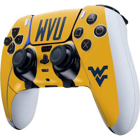West Virginia University WVU PS5 DualSense Edge Pro Controller Skin