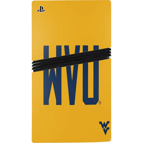 West Virginia University WVU PS5 Pro Console Skin