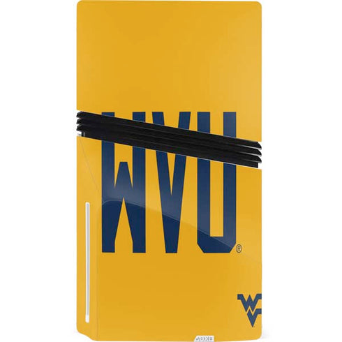 West Virginia University WVU PS5 Pro Disk Bundle Skin