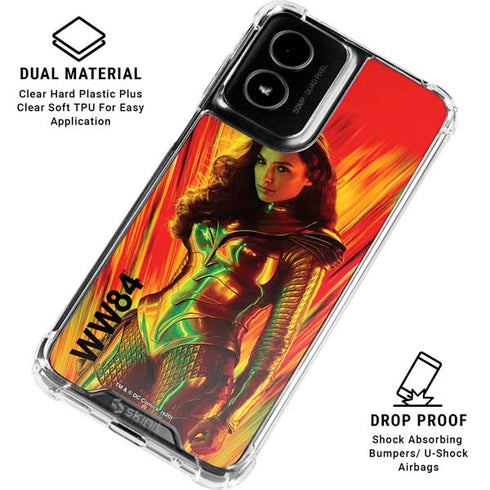 Wonder Woman 1984 (2020) WW84 Moto G Power 5G (2024) Clear Case