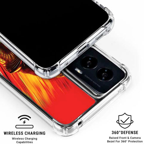 Wonder Woman 1984 (2020) WW84 Moto G Power 5G (2024) Clear Case