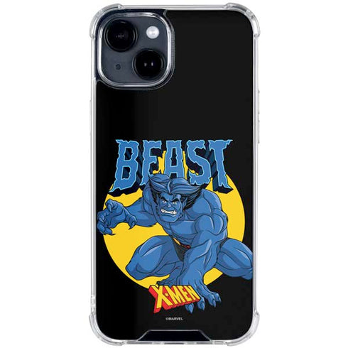 Marvel X-Men Beast iPhone 15 Plus Clear Case