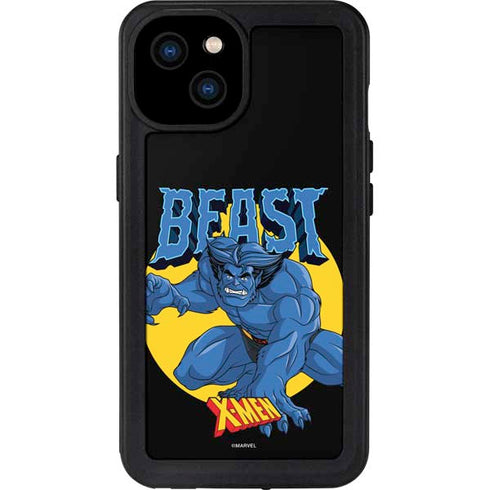 Marvel X-Men Beast iPhone 15 Plus Waterproof Case