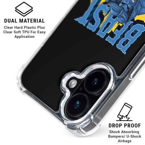 Marvel X-Men Beast iPhone 16 Clear Case