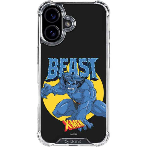 Marvel X-Men Beast iPhone 16 Plus Clear Case