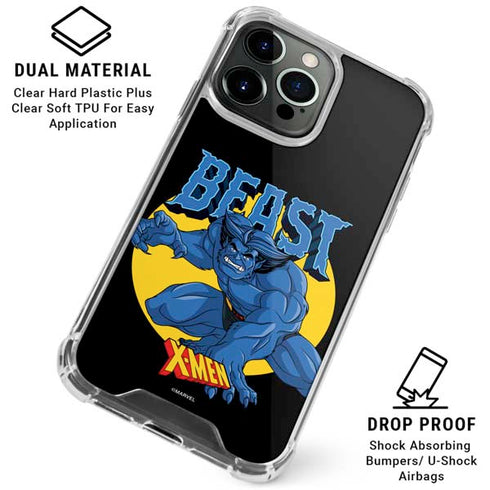 Marvel X-Men Beast iPhone 16 Pro Max Clear Case