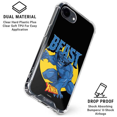 Marvel X-Men Beast iPhone 16e Clear Case