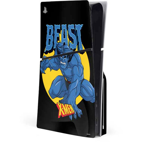 Marvel X-Men Beast PS5 Slim Disk Console Skin