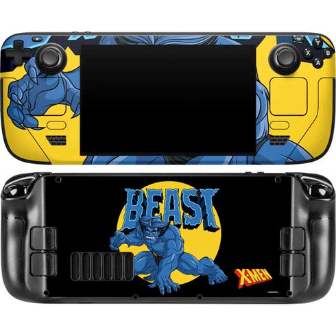 Marvel X-Men Beast Steam Deck Handheld Gaming Computer OLED Skin