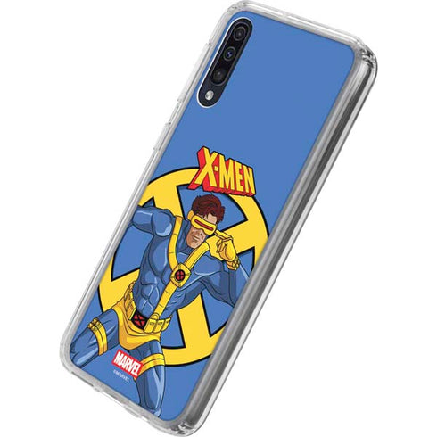 Marvel X-Men Cyclops Galaxy A50 Clear Case