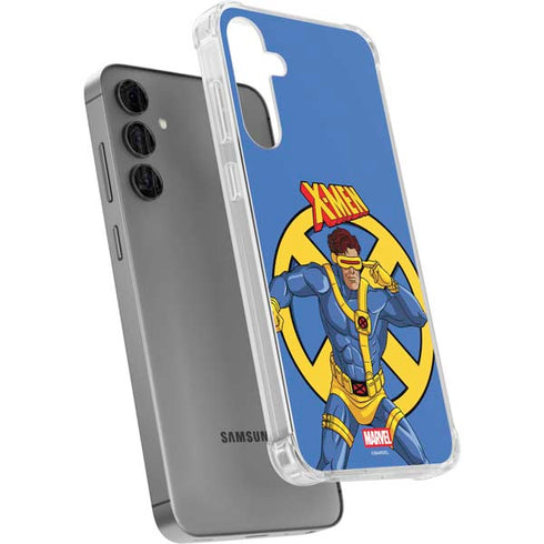Marvel X-Men Cyclops Galaxy S24 Plus Clear Case