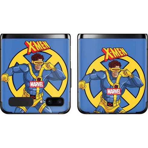 Marvel X-Men Cyclops Galaxy Z Flip Skin