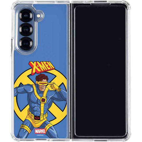 Marvel X-Men Cyclops Galaxy Z Fold6 Clear Case