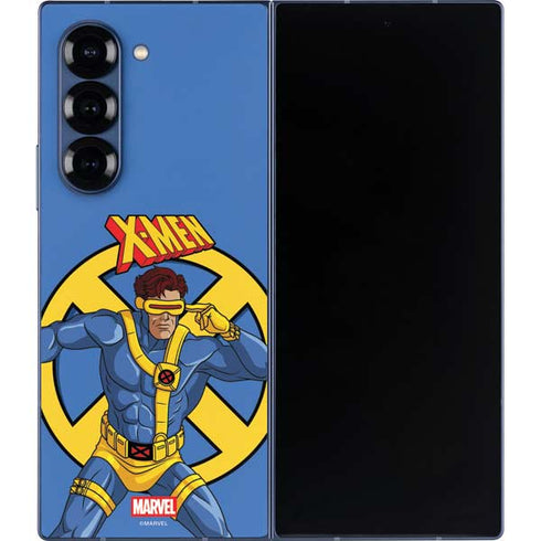 Marvel X-Men Cyclops Galaxy Z Fold6 Skin
