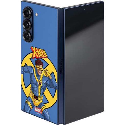 Marvel X-Men Cyclops Galaxy Z Fold6 Skin