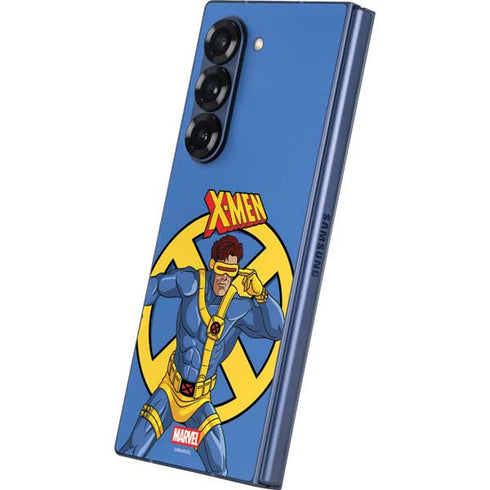 Marvel X-Men Cyclops Galaxy Z Fold6 Skin