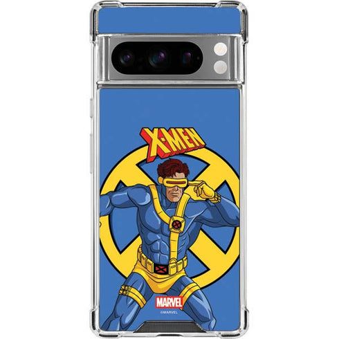 Marvel X-Men Cyclops Google Pixel 8 Pro Clear Case