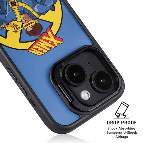 Marvel X-Men Cyclops iPhone 14 Plus Kickstand Case