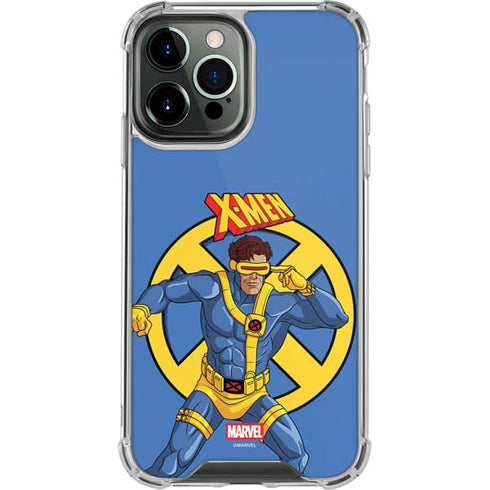 Marvel X-Men Cyclops iPhone 14 Pro Max Clear Case
