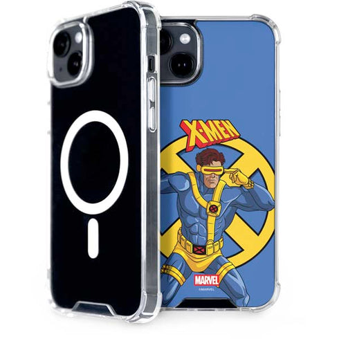 Marvel X-Men Cyclops iPhone 15 Plus MagSafe Case