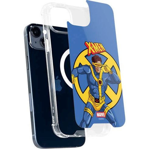 Marvel X-Men Cyclops iPhone 15 Plus MagSafe Case