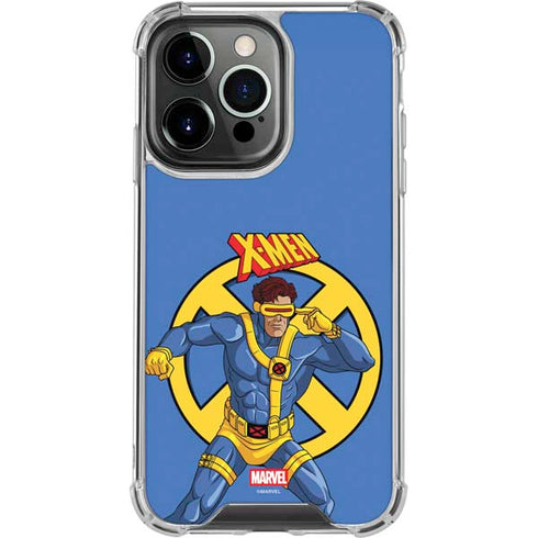 Marvel X-Men Cyclops iPhone 15 Pro Clear Case