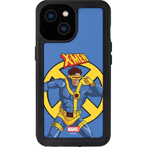 Marvel X-Men Cyclops iPhone 15 Waterproof Case