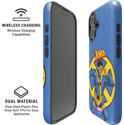 Marvel X-Men Cyclops iPhone 16 Magsafe Impact Case
