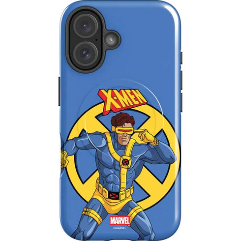 Marvel X-Men Cyclops iPhone 16 Plus Magsafe Impact Case