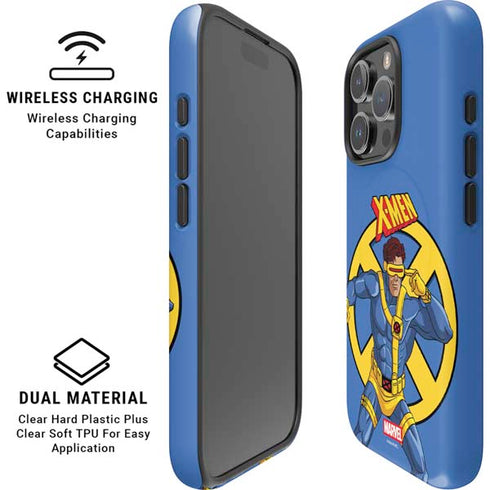 Marvel X-Men Cyclops iPhone 16 Pro Magsafe Impact Case