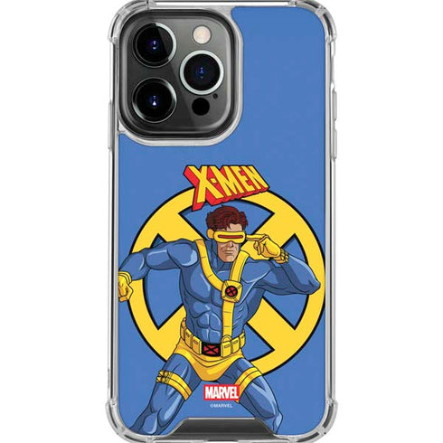 Marvel X-Men Cyclops iPhone 16 Pro Max Clear Case