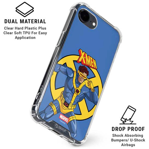 Marvel X-Men Cyclops iPhone 16e Clear Case