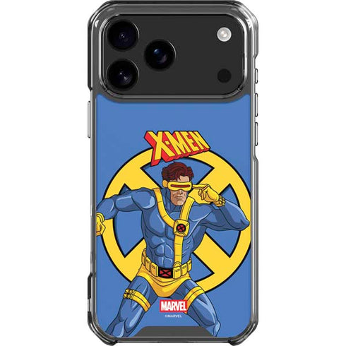 Marvel X-Men Cyclops iPhone 18 Pro Max Clear Case