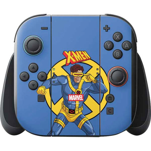 Marvel X-Men Cyclops Nintendo Switch 2 (2025) with Joy-Con Skin