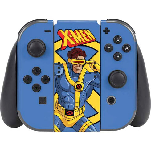 Marvel X-Men Cyclops Nintendo Switch (2017-2021) Joy-Con Controller Skin