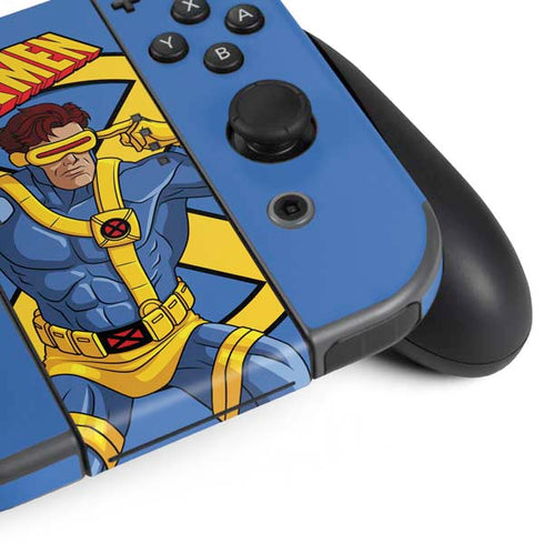 Marvel X-Men Cyclops Nintendo Switch (2017-2021) Joy-Con Controller Skin