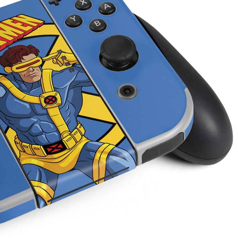 Marvel X-Men Cyclops Nintendo Switch OLED (2021) Skin