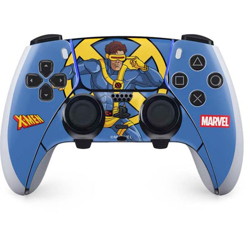 Marvel X-Men Cyclops PS5 DualSense Edge Pro Controller Skin