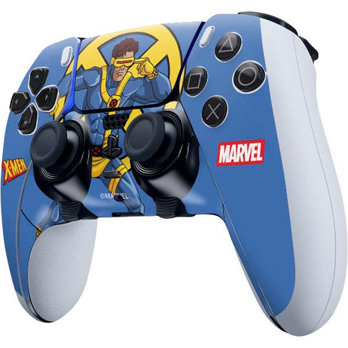 Marvel X-Men Cyclops PS5 DualSense Edge Pro Controller Skin