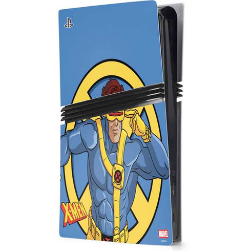 Marvel X-Men Cyclops PS5 Pro Console Skin