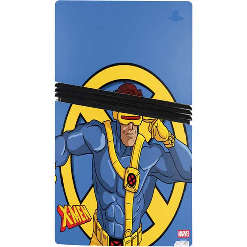 Marvel X-Men Cyclops PS5 Pro Console Skin