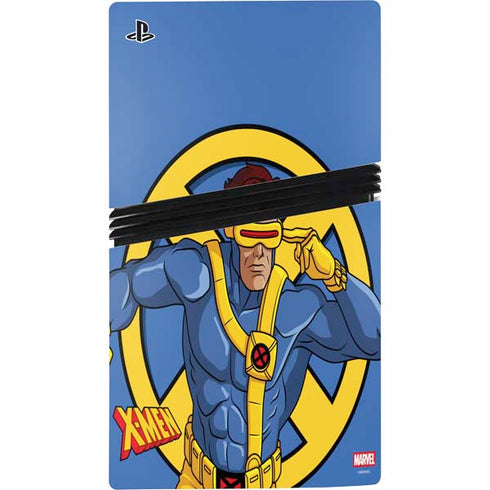 Marvel X-Men Cyclops PS5 Pro Disk Bundle Skin