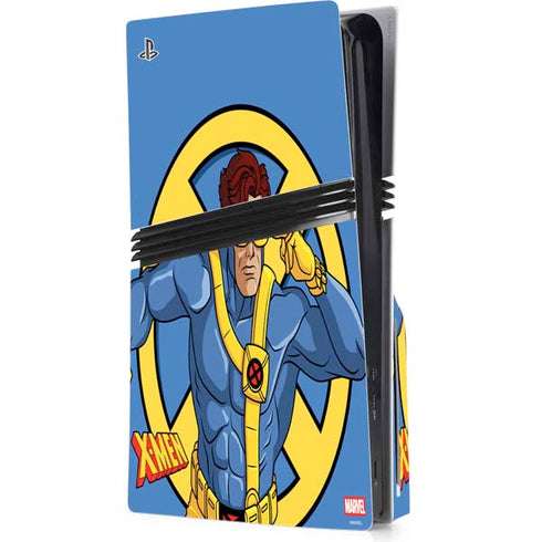 Marvel X-Men Cyclops PS5 Pro Disk Console Skin