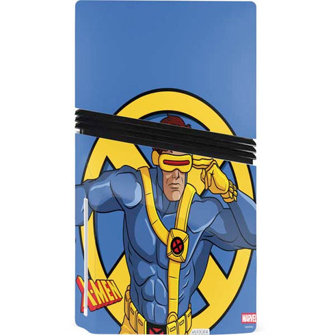 Marvel X-Men Cyclops PS5 Pro Disk Console Skin