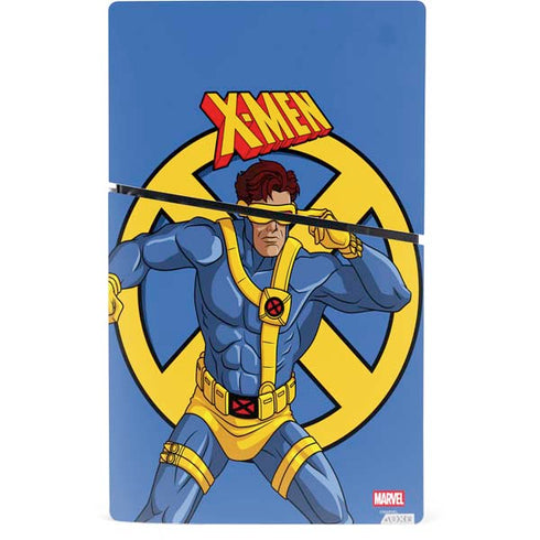Marvel X-Men Cyclops PS5 Slim Digital Edition Bundle Skin