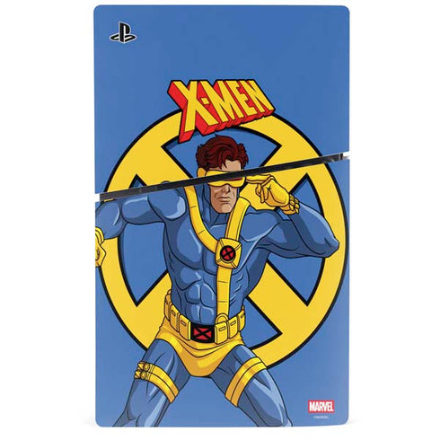 Marvel X-Men Cyclops PS5 Slim Disk Console Skin