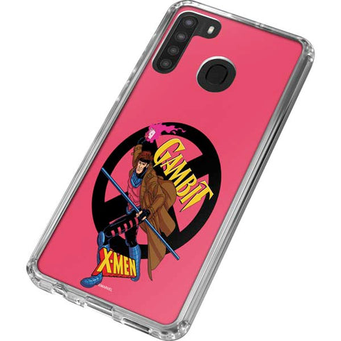 Marvel X-Men Gambit Galaxy A21 Clear Case
