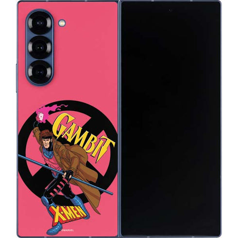 Marvel X-Men Gambit Galaxy Z Fold6 Skin